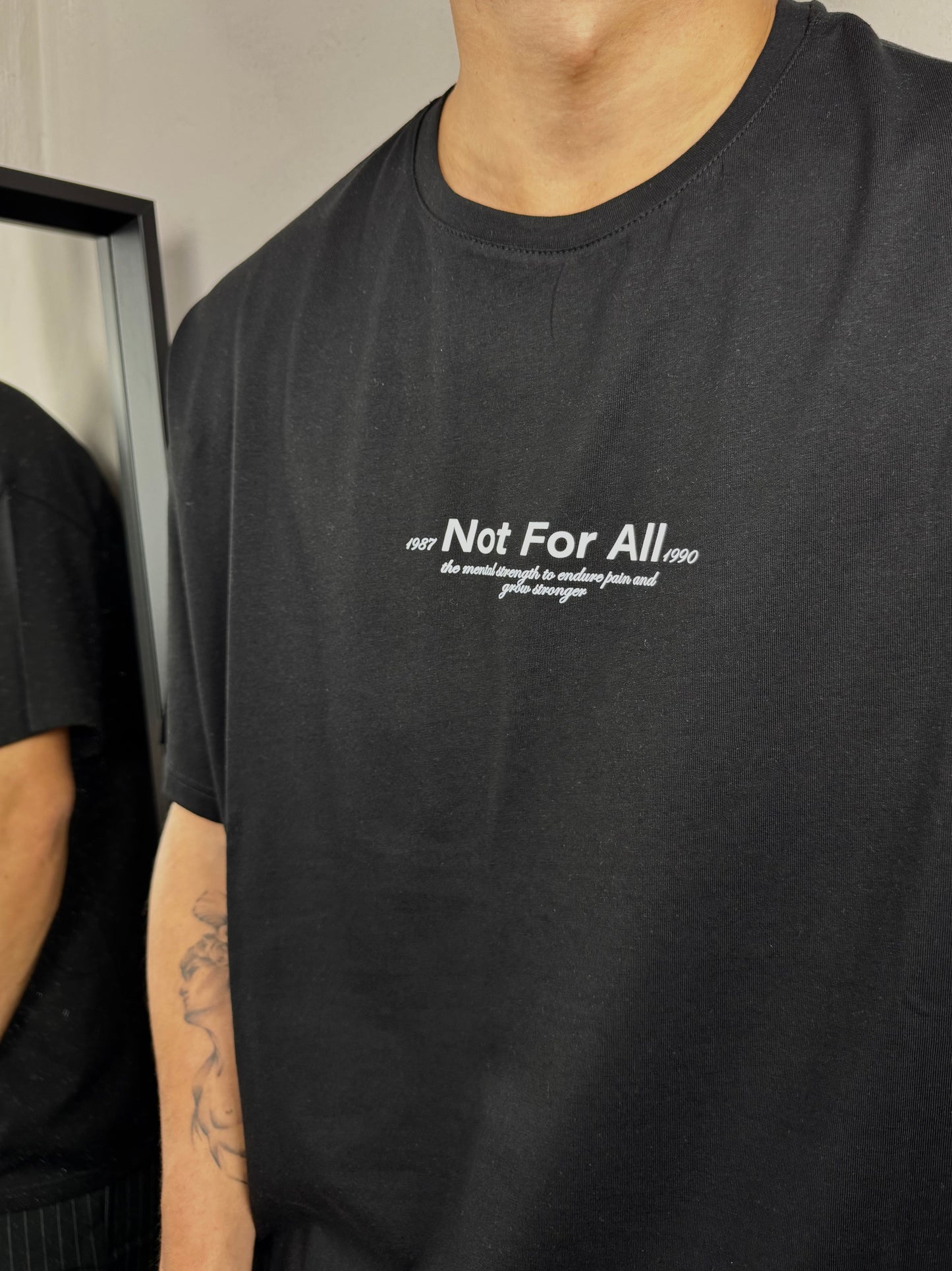 T-shirt NOT FOR ALL black