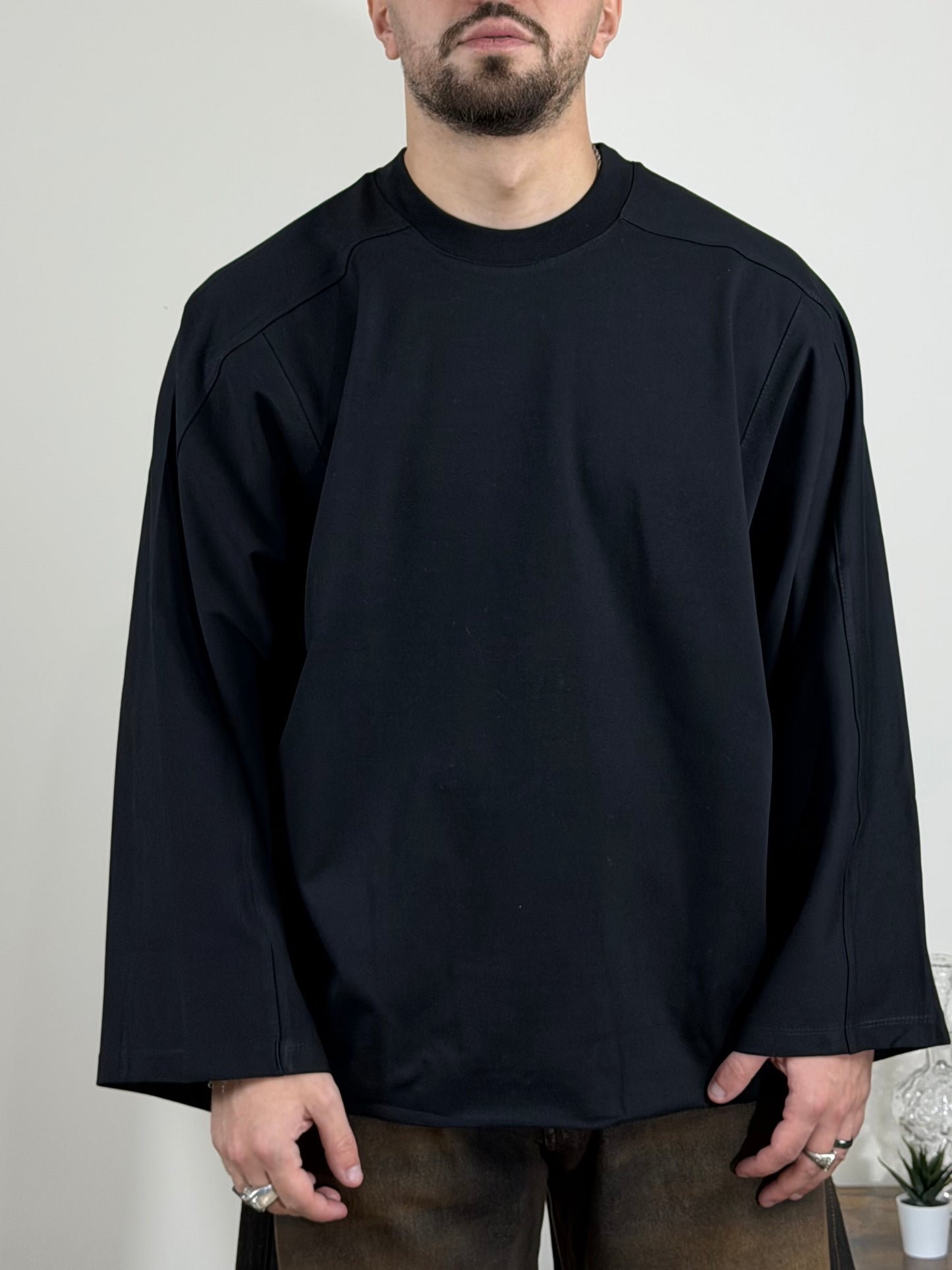 Shirt Longsleeve Manica Larga Black