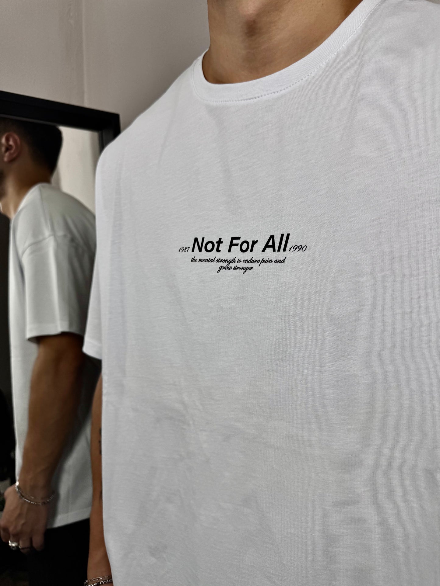 T-shirt NOT FOR ALL white