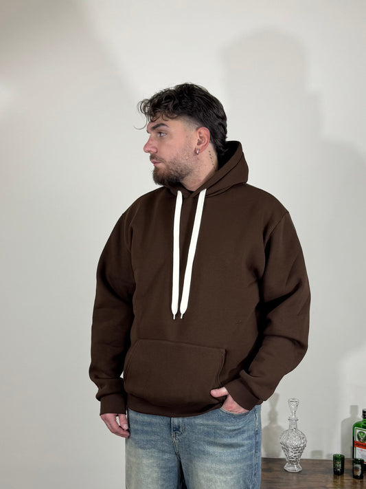 Felpa Basic Premium Marrone