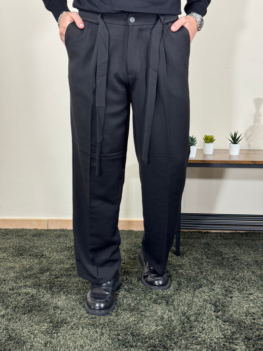 Pant Premium Quality Fondo Largo Nero