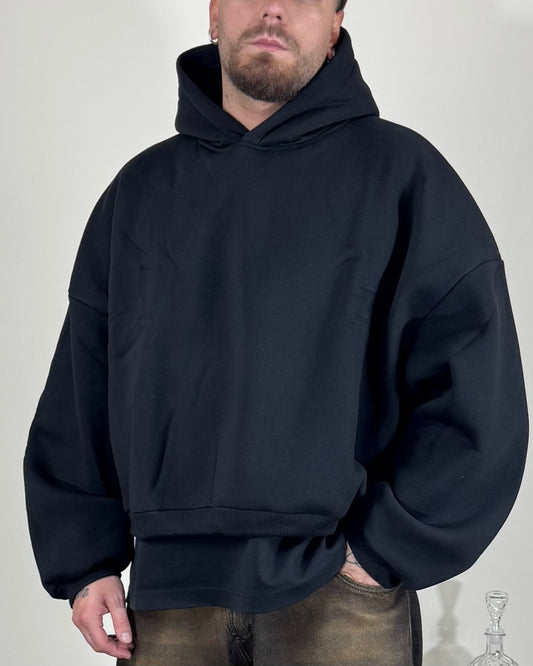 Felpa Crop Premium Black