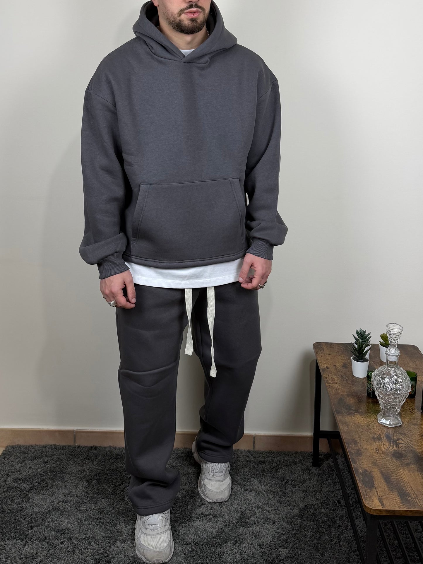 Tuta Comfy Grigio Piombo