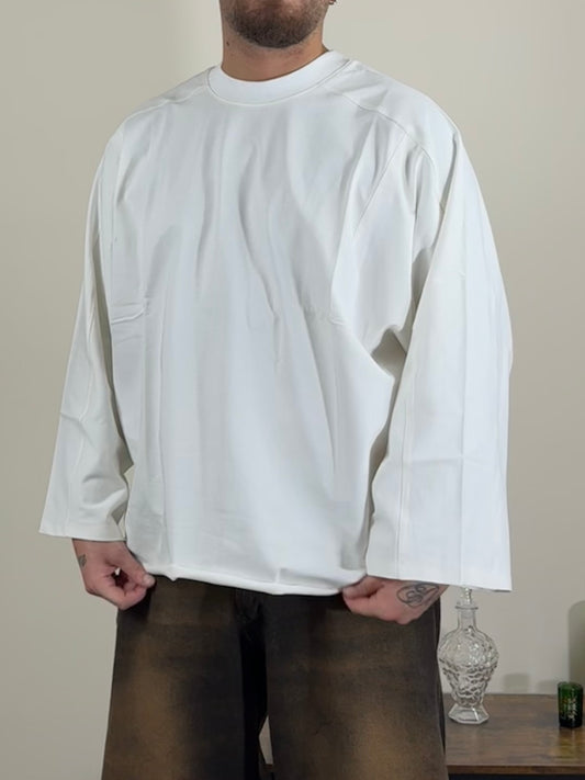 Shirt Longsleeve Manica Larga Bianca